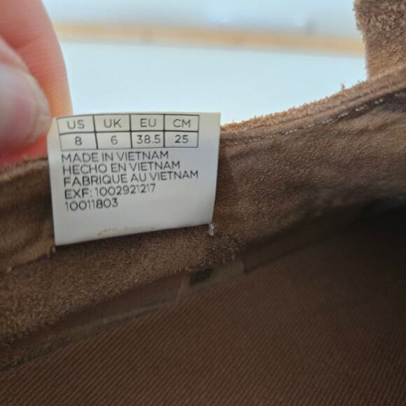 TOMS Sunset Toffee Suede Women's‎ Tan Slip-On Espadrille Sneakers Size 8 - Picture 9 of 11